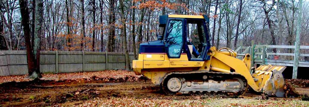 Expert team using machinery for land clearing in Sydney